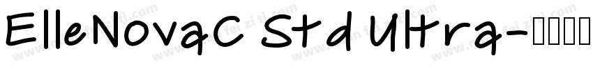 ElleNovaC Std Ultra字体转换